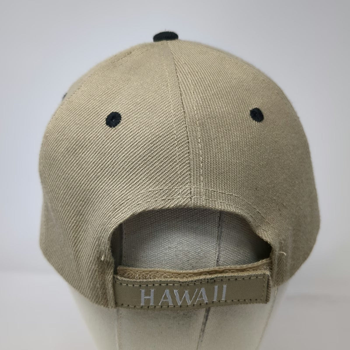 Baseball Cap Beige OS North Shore Hawaii Surfer Strapback Hat Surf Beach Travel