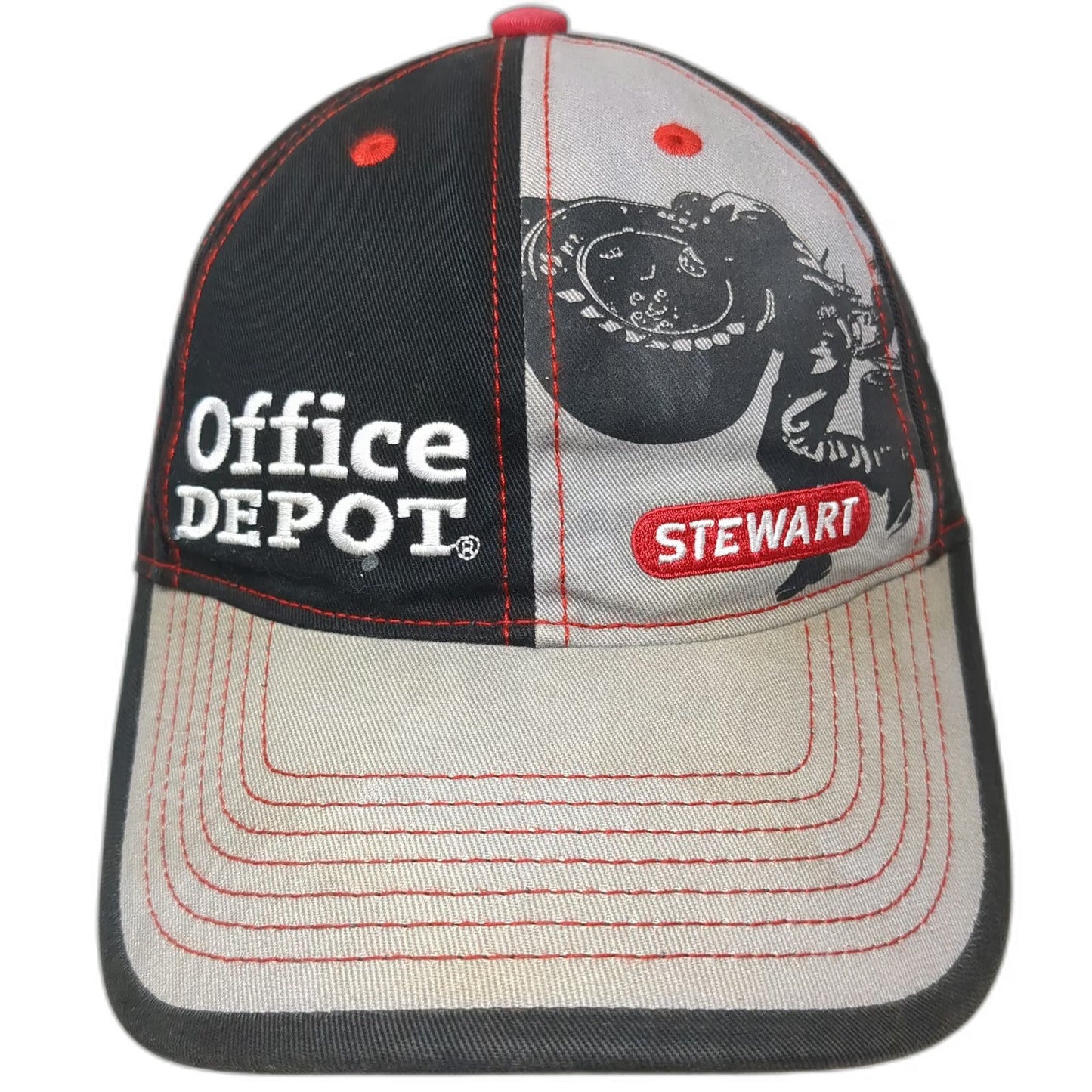 VF Imagewear Tony Stewart Office Depot NASCAR Baseball Cap Black Gray One Size