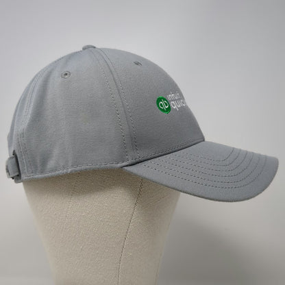 The North Face Baseball Cap Gray One Size Intuit Quickbooks Live Logo Hat Buckle
