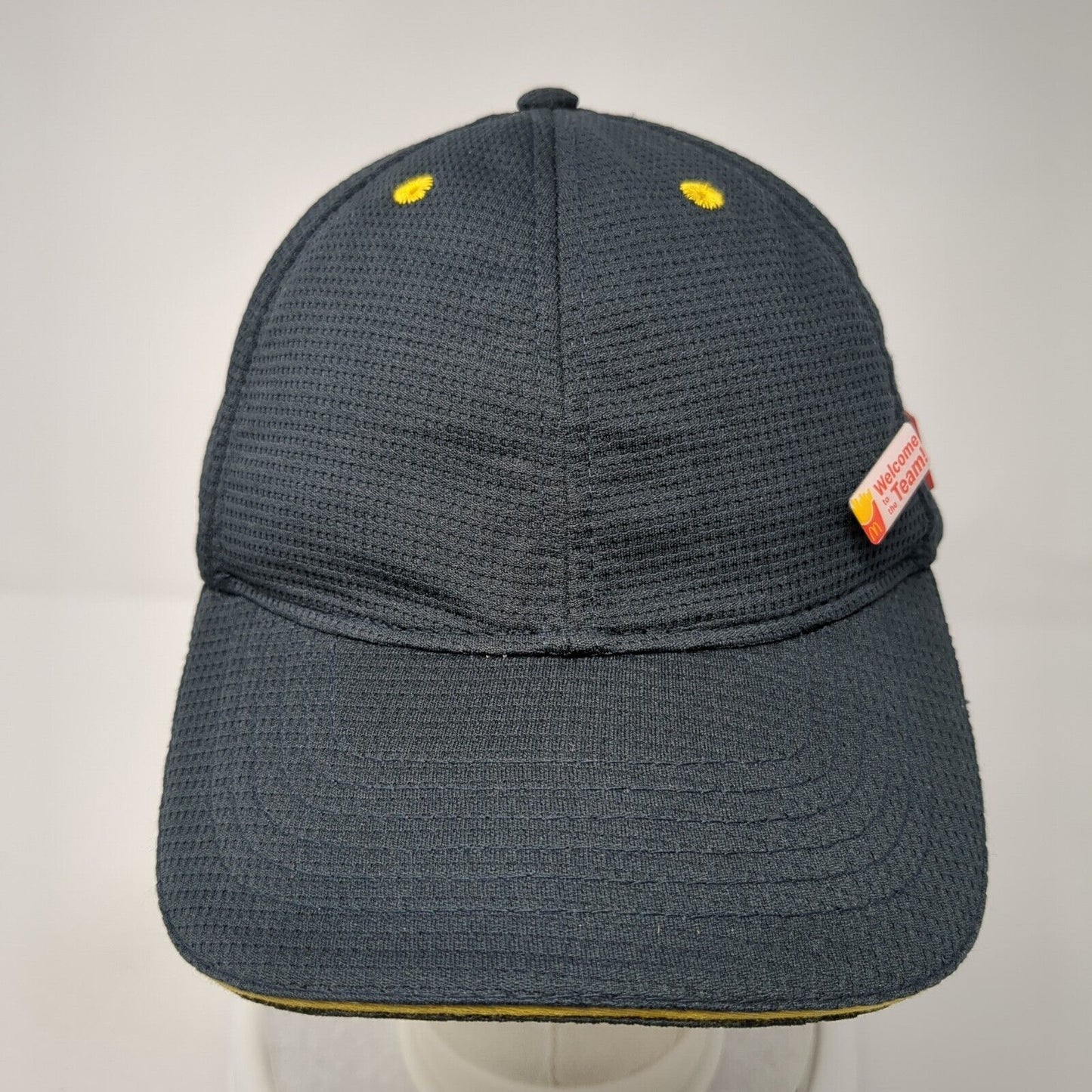 McDonald's Snapback Hat Black One Size Welcome to the Team Uniform