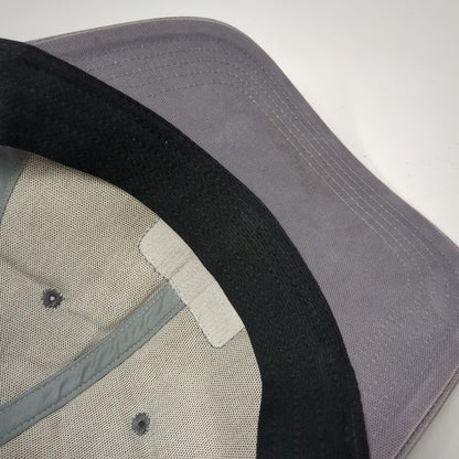Carhartt Trucker Hat Gray Yellow One Size Mesh Snapback Logo Patch Durable Work