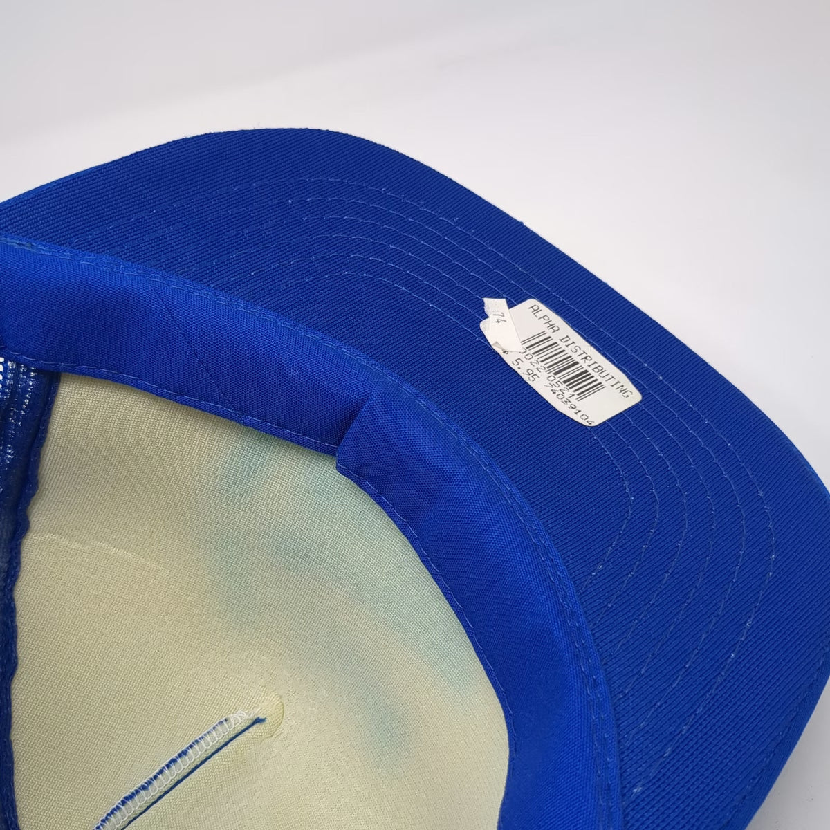 AA Headwear Trucker Hat Blue OS Slam Patriot The Scud Missile Gulf War Snapback