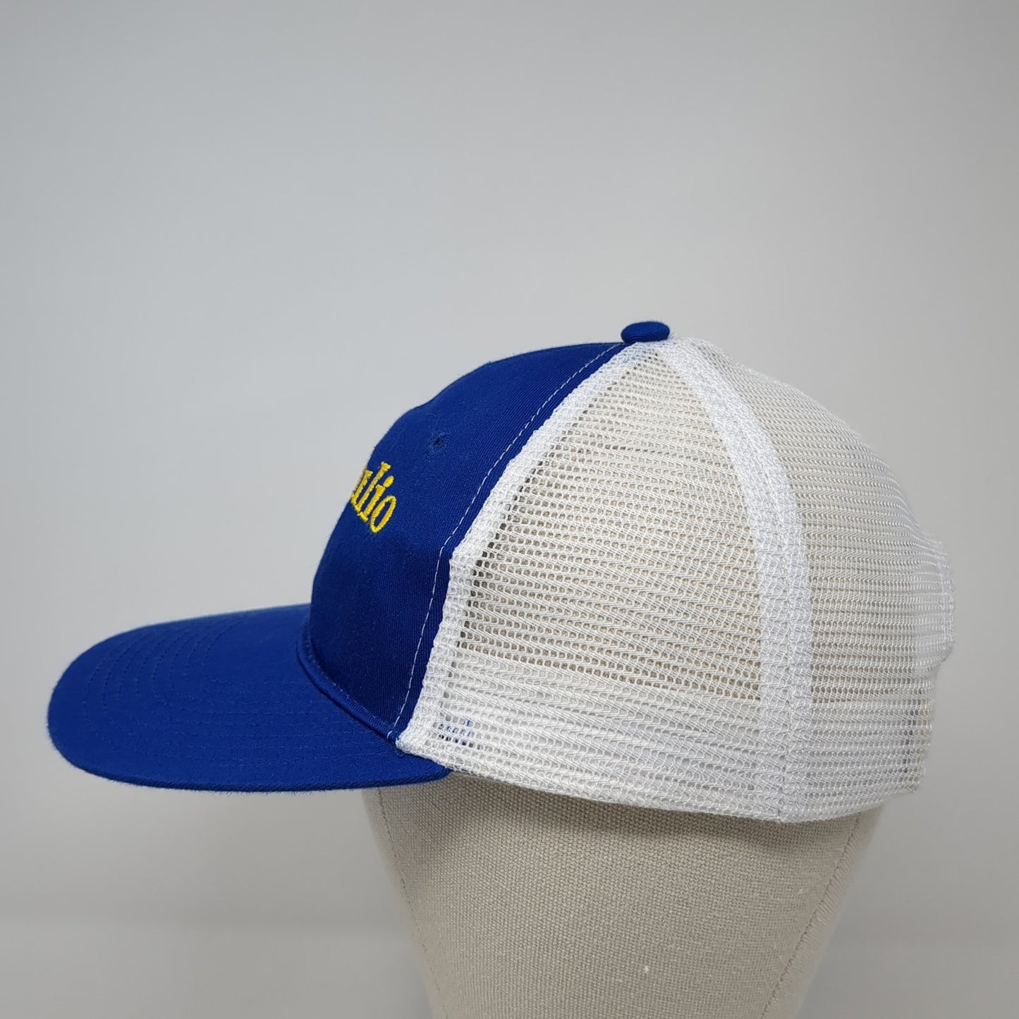 Don Julio Snapback Trucker Hat Blue One Size Mesh Back Colorblock