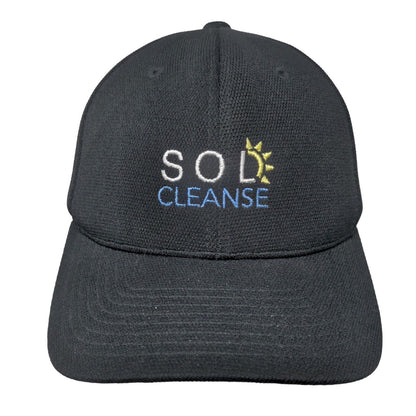 Sod Cleanse Fitted Hat Black S/M Embroidered Flex Fit 6 Panel Yupoong