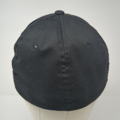 AIS Affordable Insurance Solutions Fitted Baseball Cap Black XL Flexfit Yupoong