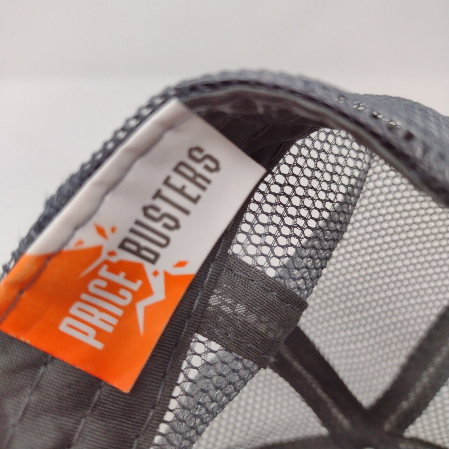 One America Financial Snapback Trucker Hat Gray OSFA Mesh Back Solid