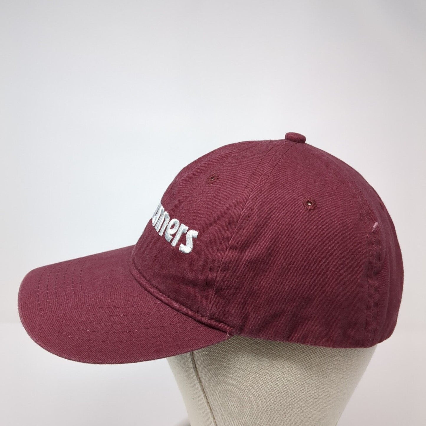 44 Runners Slideback Hat Red One Size Solid Adjustable Port & Company