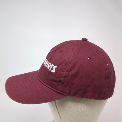 44 Runners Slideback Hat Red One Size Solid Adjustable Port & Company
