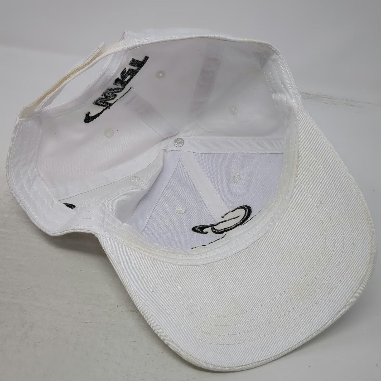 Baseball Cap White One Size GETTRX WRT Racing Signed Signature #31 Sponsor Hat