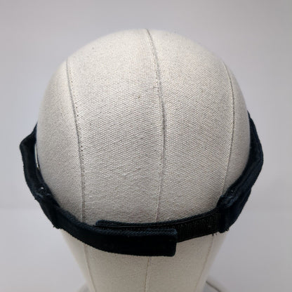 UFO Parasail Strapback Sun Visor Hat Black One Size Adjustable Magic