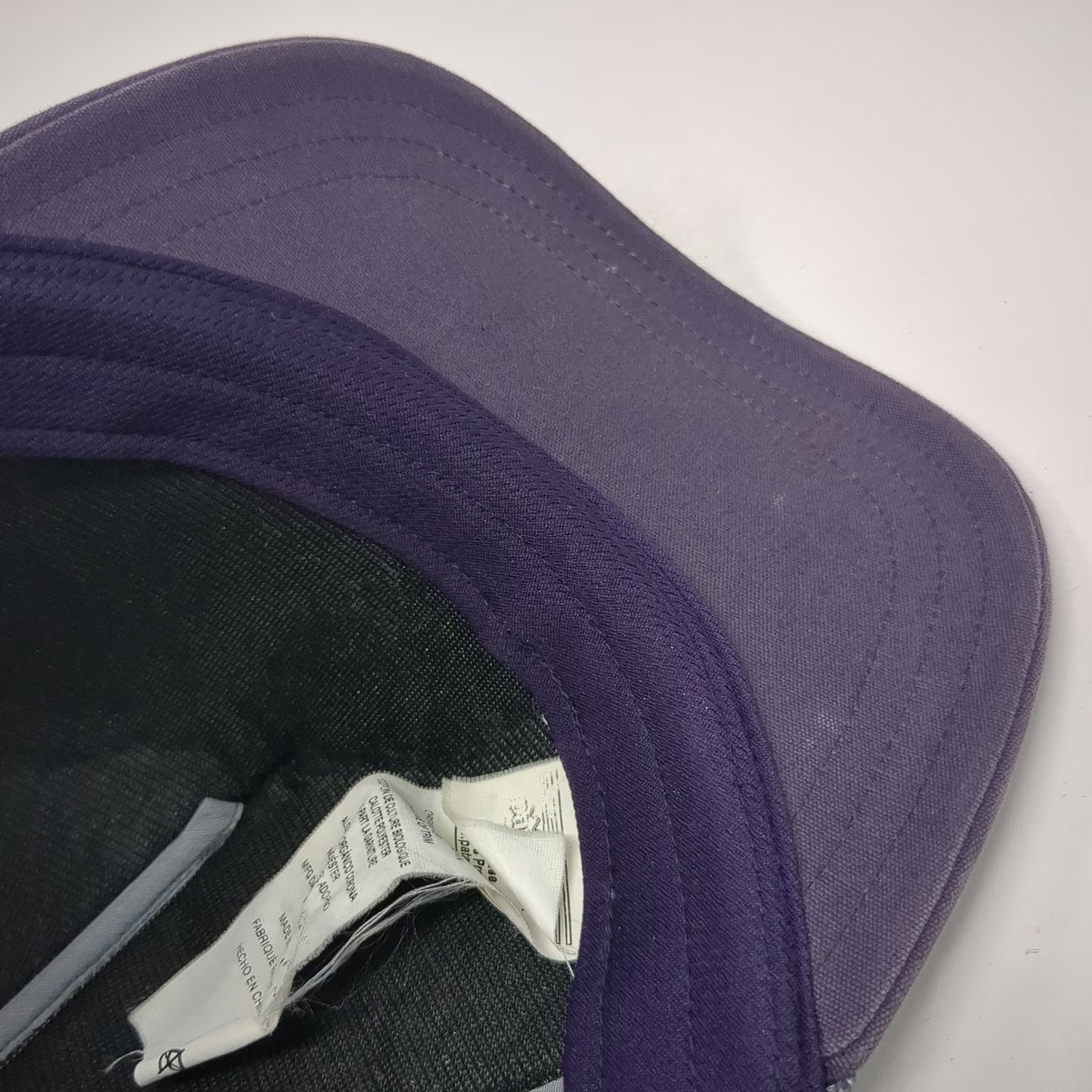 Patagonia Trucker Hat Purple One Size Half Dome Mountain Graphic Mesh Snapback