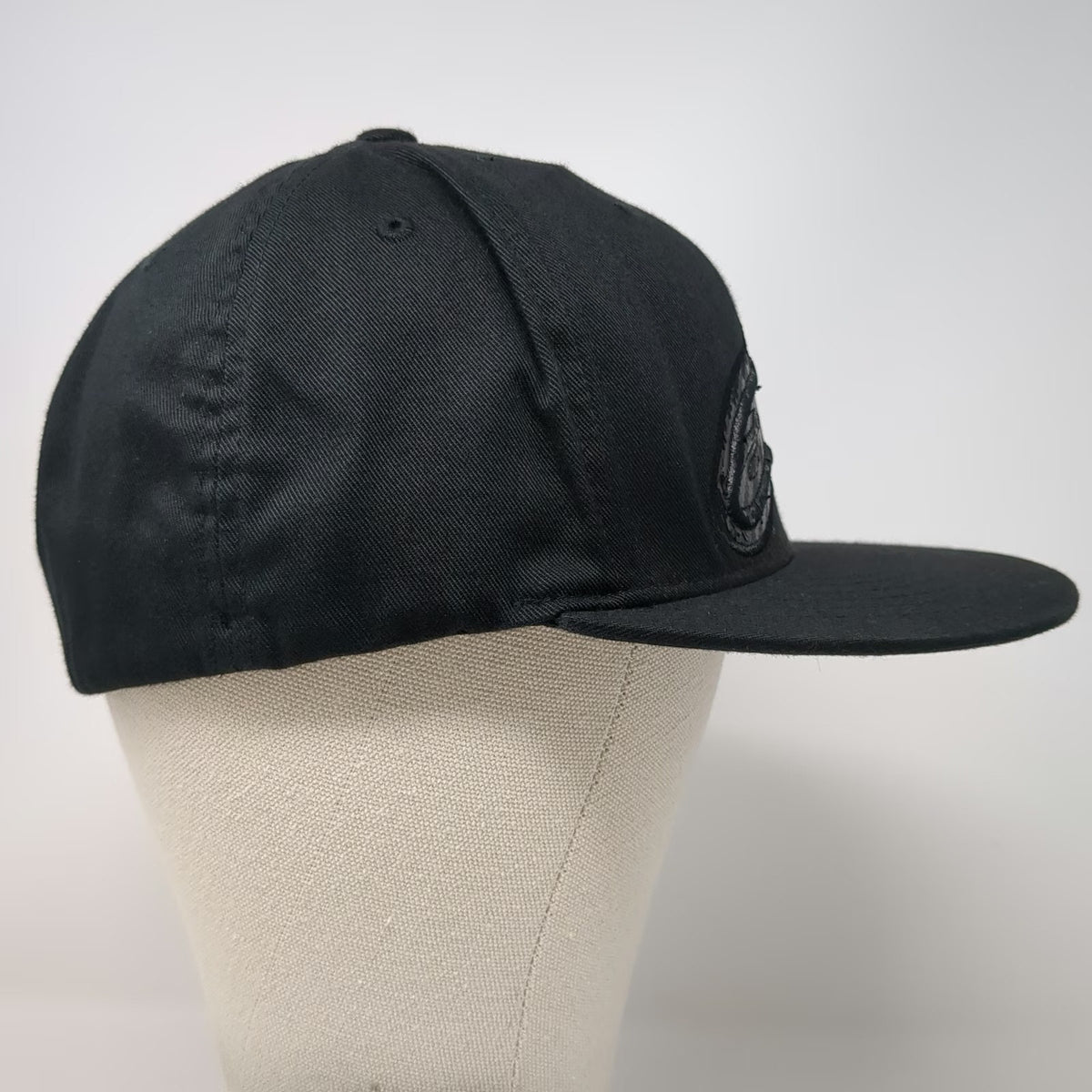 Alpinestars Baseball Cap Black XL Fitted Flexfit Tonal Logo Motorcycle Hat