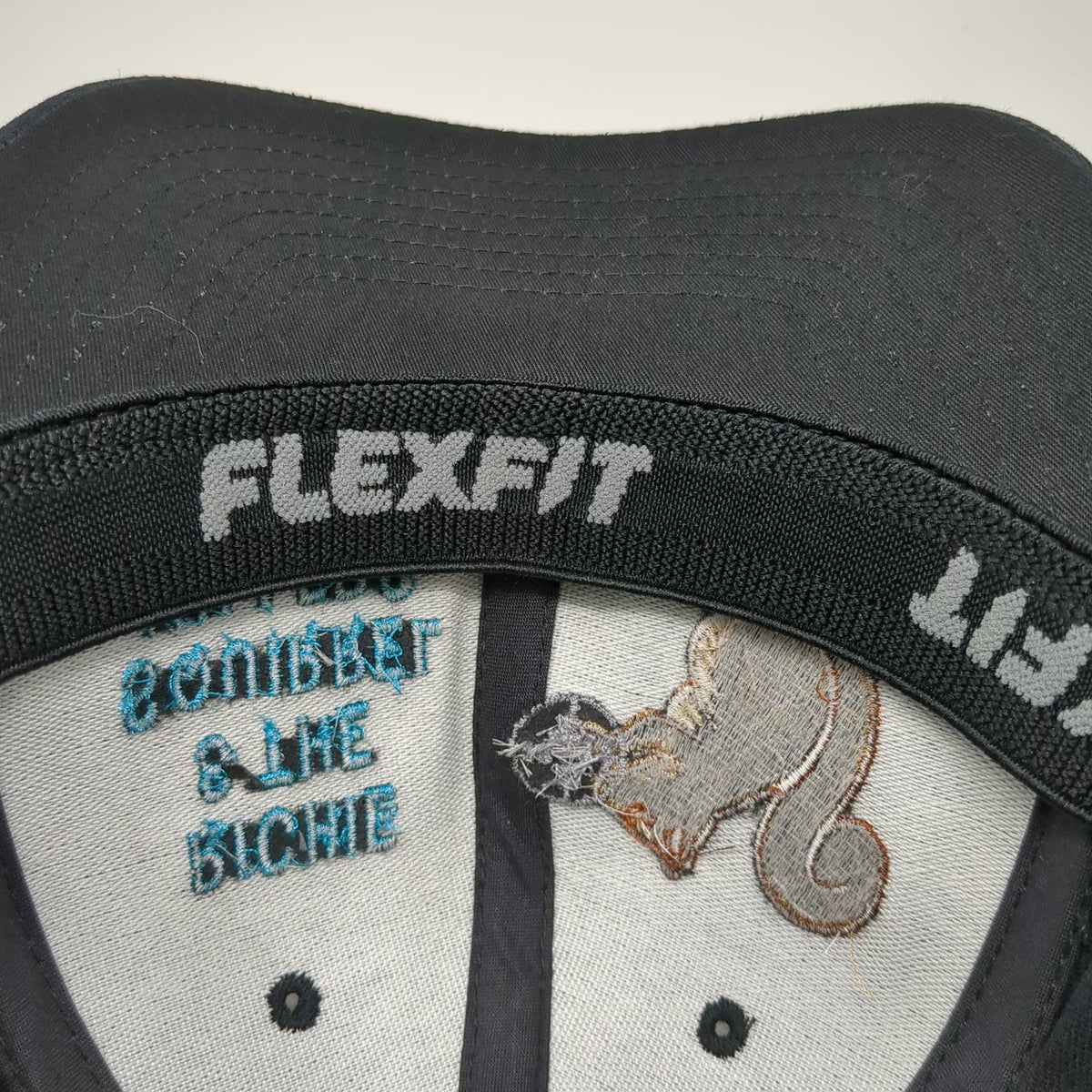 Sport-Tek Baseball Cap Blue M Flexfit Richie & The Squirrel Killers Graphic Hat