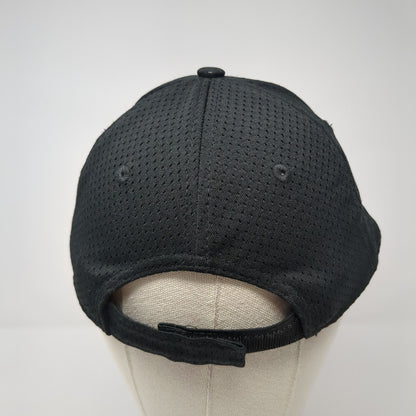 WV Strapback Hat Black One Size Adjustable Embroidered Augusta Sportswear
