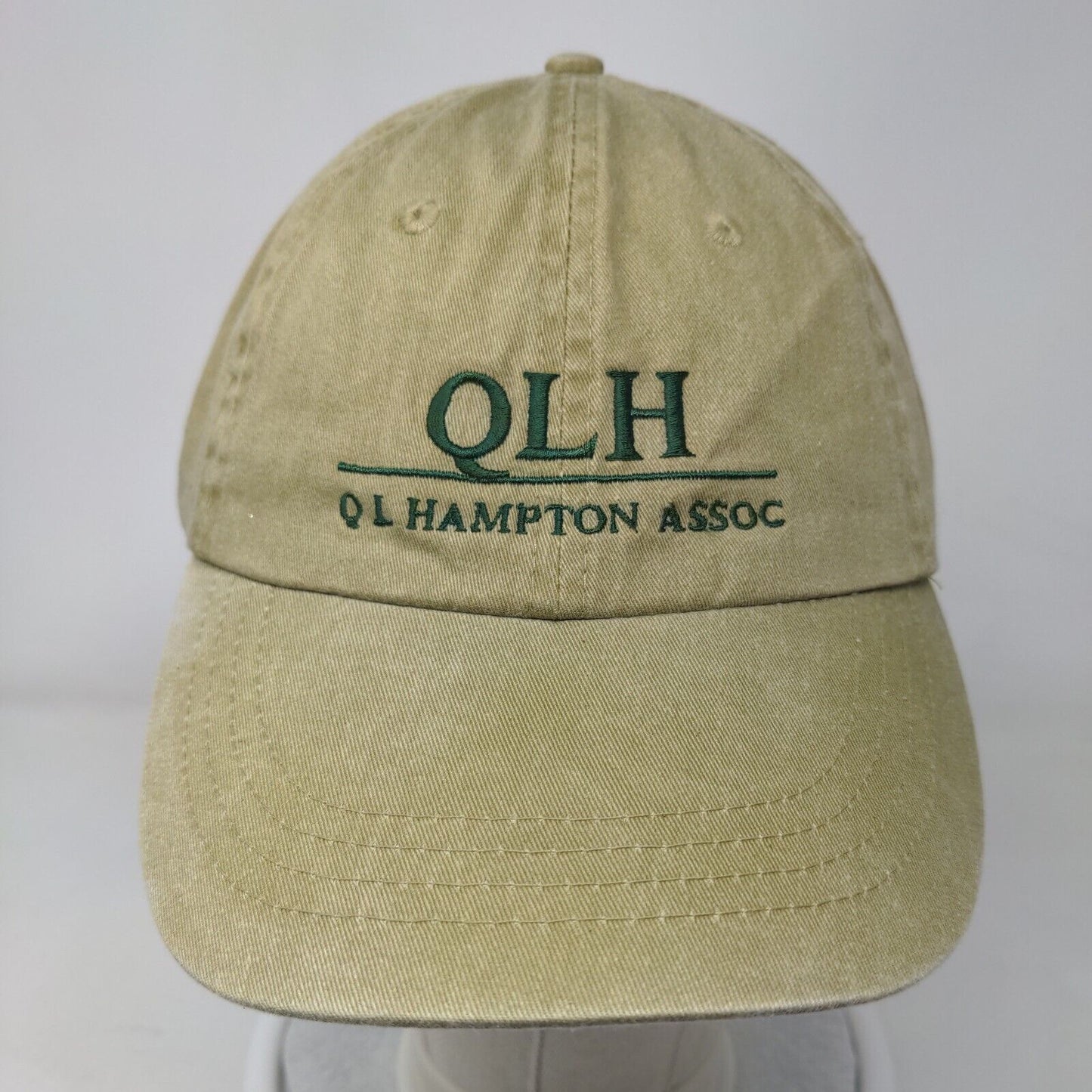 QLH QL Hampton Assoc Consulting Engineers Slideback Hat Greenish-Tan One Size