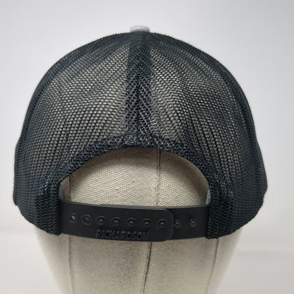 Richardson Trucker Hat Gray One Size Mesh Apex Design and Drafting Snapback