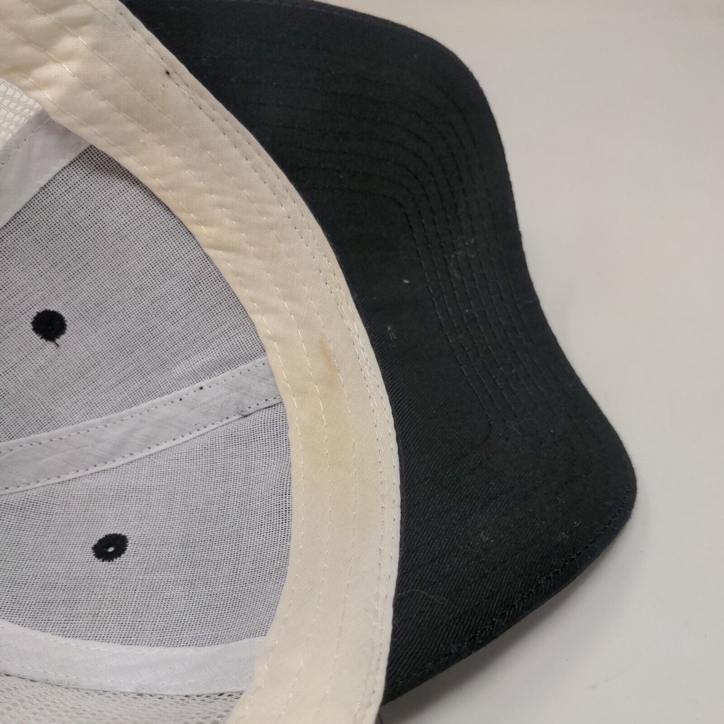 Fiesta Grande Mexican Grill Snapback Hat One Size Black Mesh Back Vent Holes