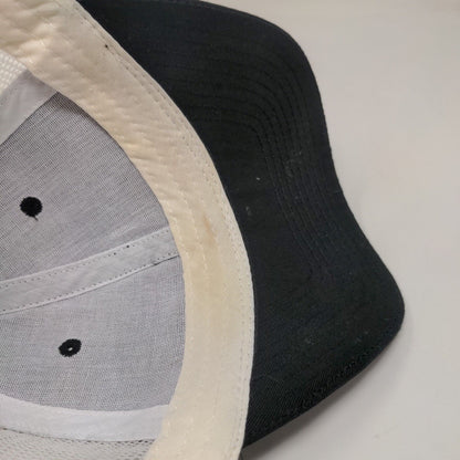 Fiesta Grande Mexican Grill Snapback Hat One Size Black Mesh Back Vent Holes