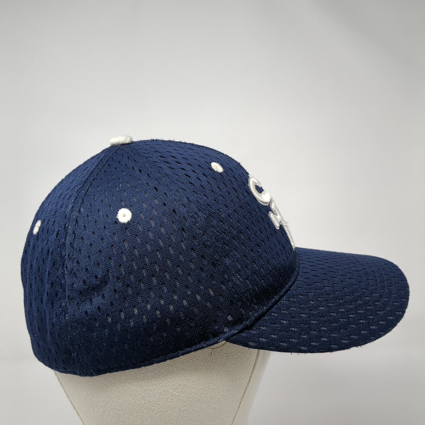 SH Fitted Hat Blue Size 7 Lightweight Breathable Embroidered The Game Pro