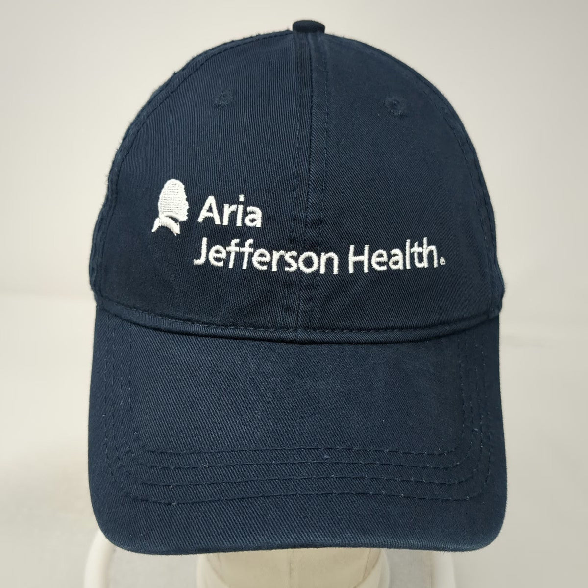 Cap America Baseball Cap Blue One Size Aria Jefferson Health Hat Slideback Logo