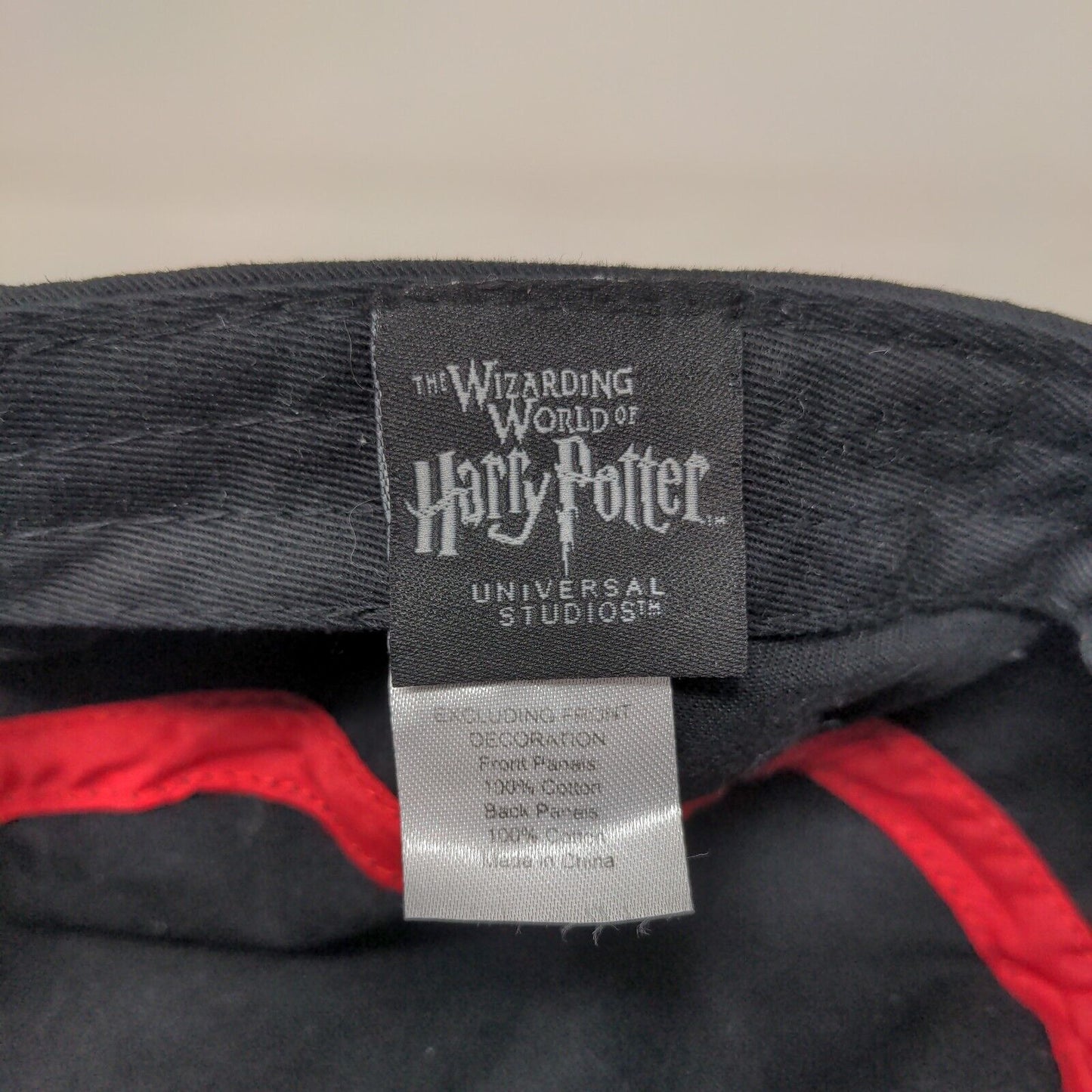 The Wizarding World of Harry Potter Cadet Army Cap Black OS Universal Studios