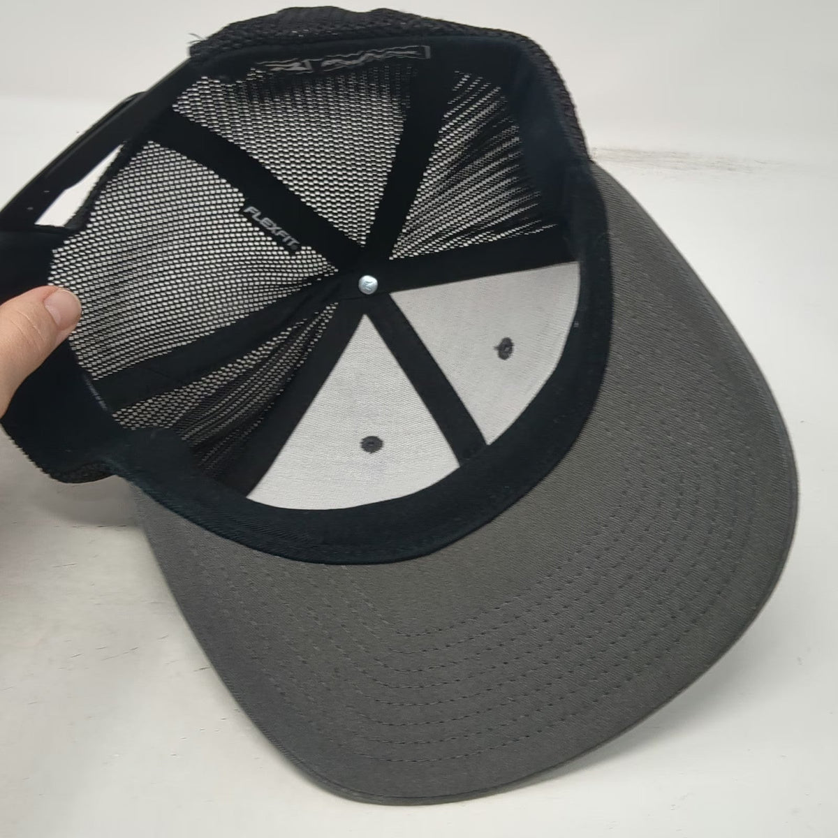 Richardson Trucker Hat Gray One Size Silver Creek ID WY Basalite Concrete Mesh