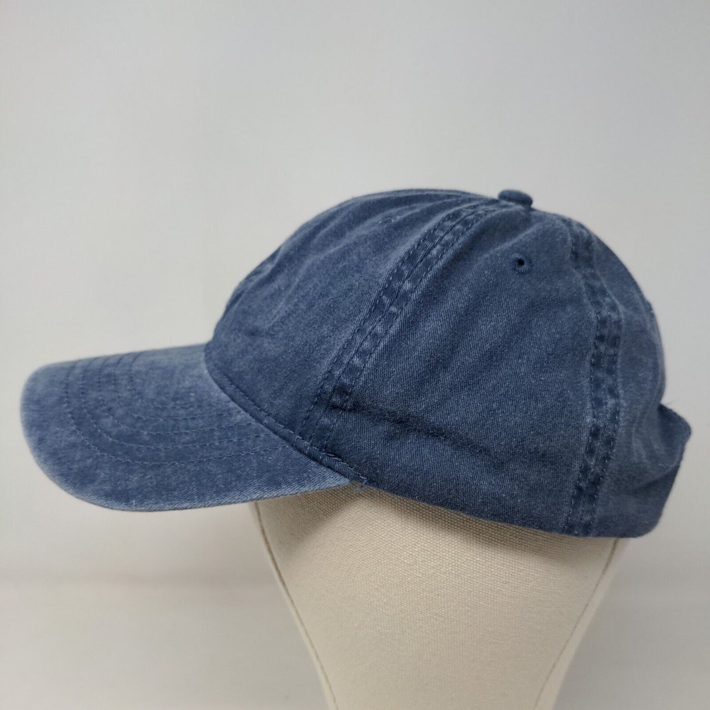 Unbranded Men's Slideback Hat Blue OSFM Adjustable Dark Denim