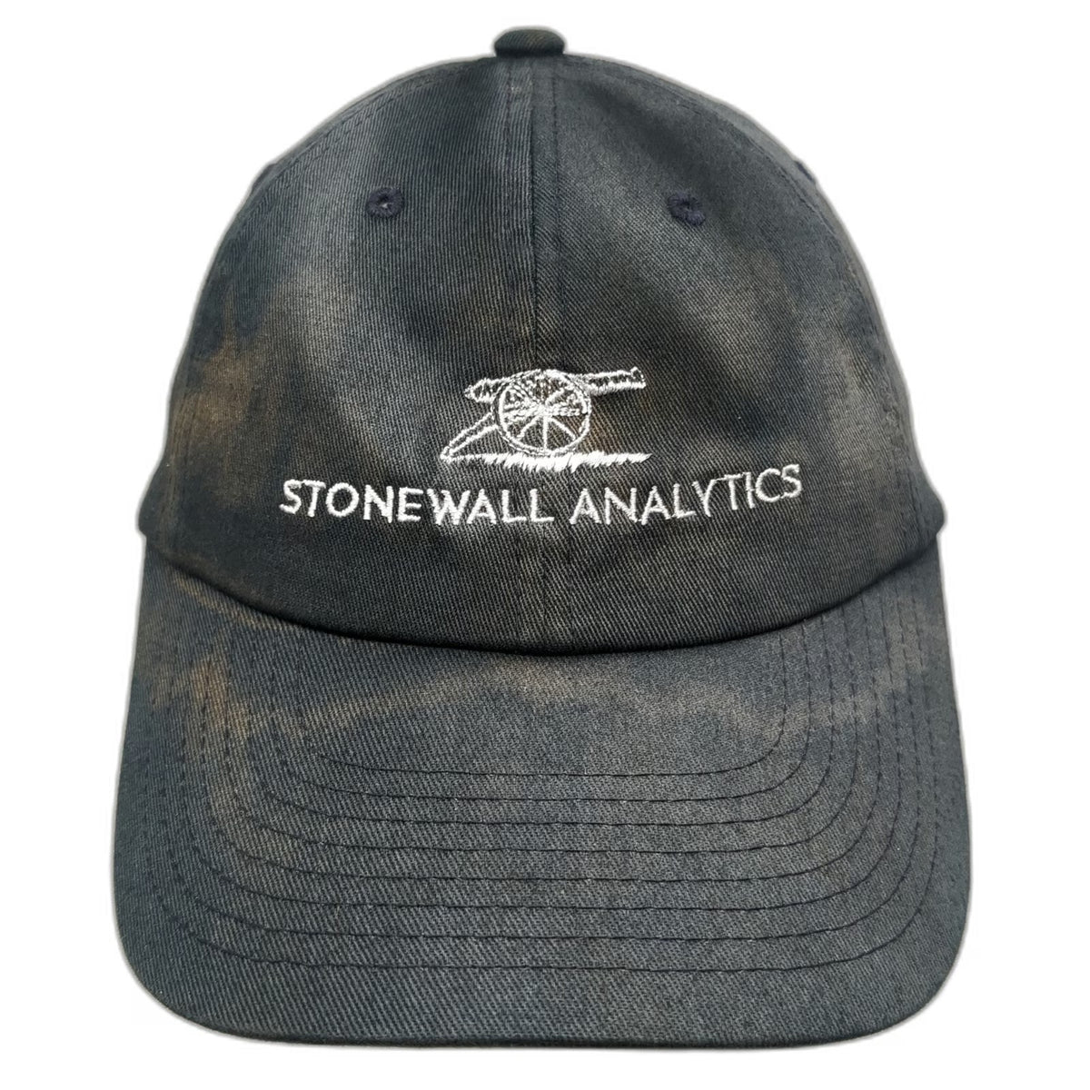 Yupoong Baseball Cap Black XL Fitted Stonewall Analytics Cannon Logo Hat