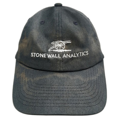Yupoong Baseball Cap Black XL Fitted Stonewall Analytics Cannon Logo Hat