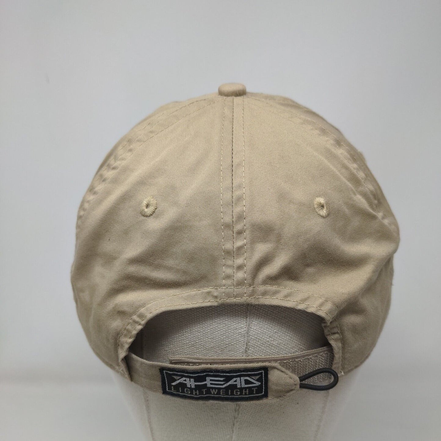 Innisbrook Strapback Hat Tan One Size Classic Cut Embroidered Ahead Lightweight