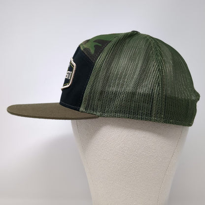 Richardson Trucker Hat Green One Size Gordy's Hwy 30 Music Fest Camo Snapback