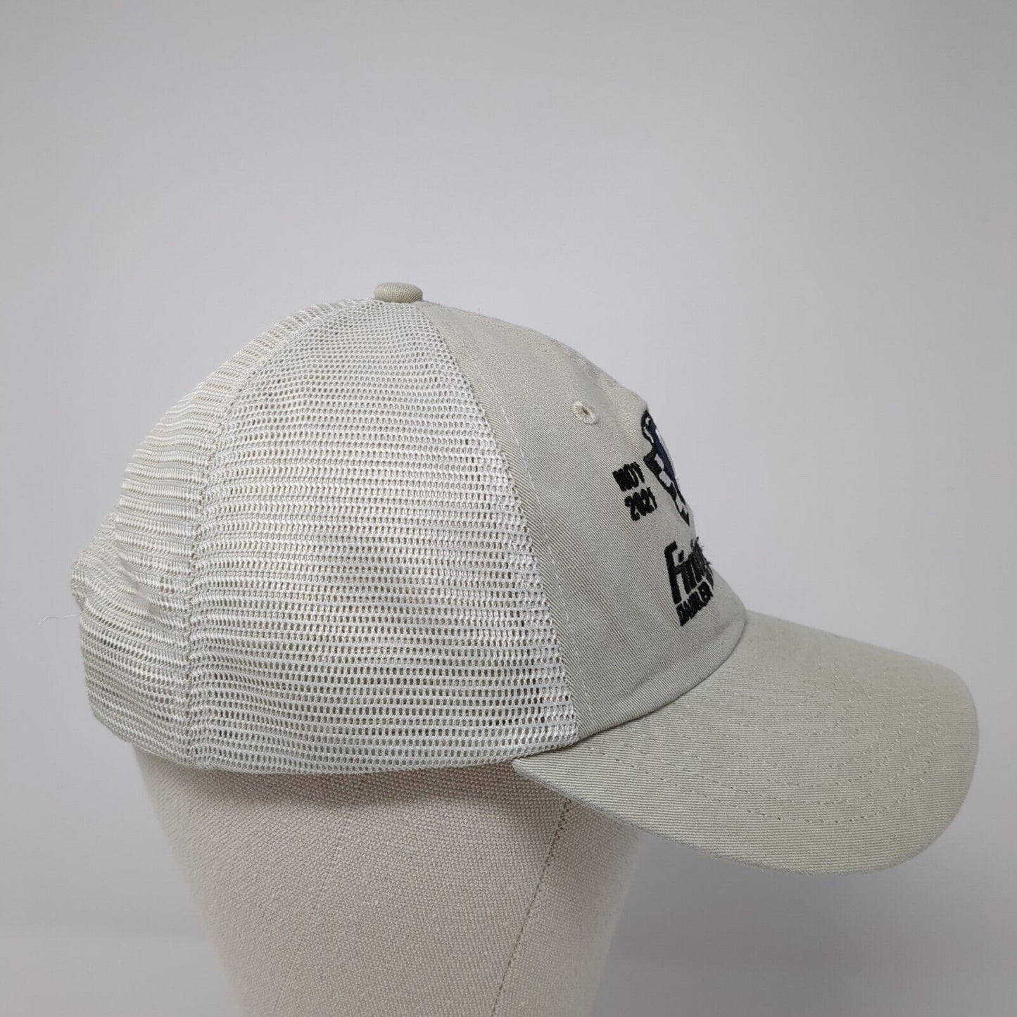 Finish First Daimler Trucks North America Trucker Hat Beige OS Mesh Sportsman