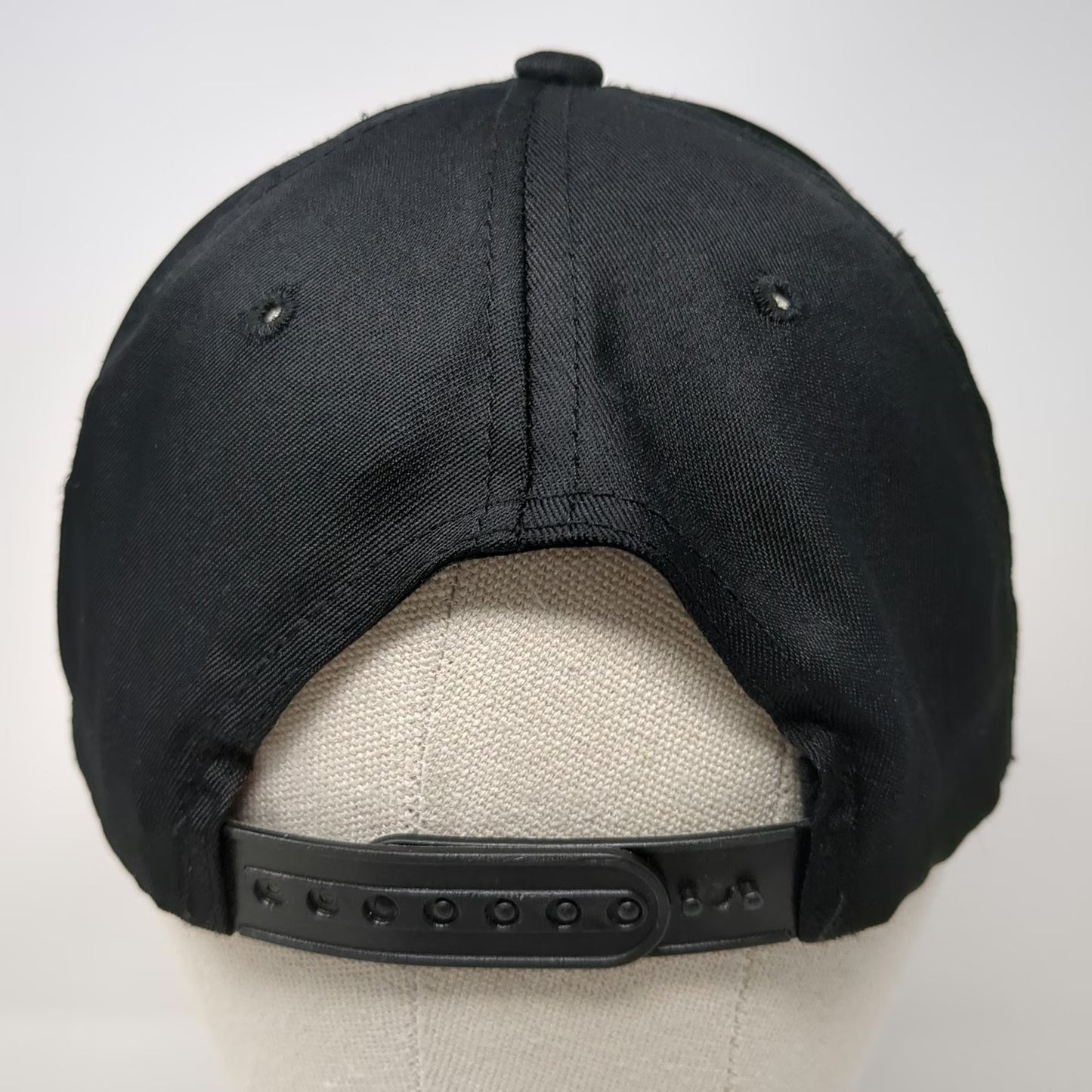Jimmy John's Snapback Hat Black OSFM Red JJ Logo Polyester Embroidered 6 Panel