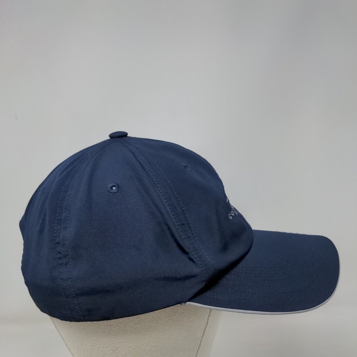 Contraband Bayou Strapback Hat Blue OSFM Adjustable Embroidered 6 Panel Adidas