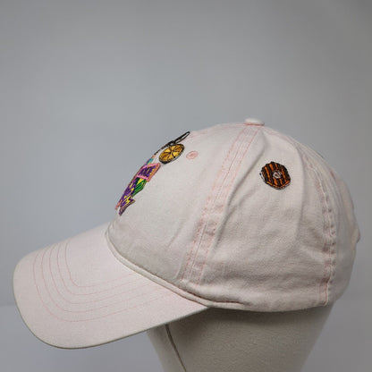 Cookie Mom Strapback Hat Pink One Size Adjustable Patch Vent Holes