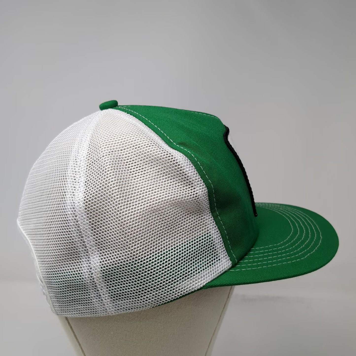Green Trucker Hat OS Mesh Back Snapback Plant Food Fertilizer Patch Vintage