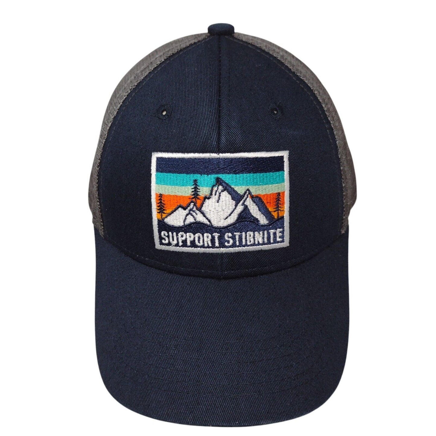 Support Stibnite Snapback Mesh Back Trucker Hat Multi OSFA Embroidered