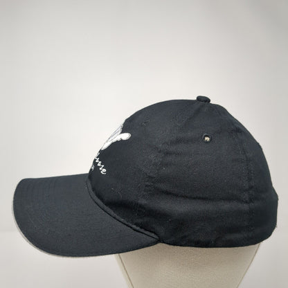Hang Loose Maui Strapback Hat Black One Size Adjustable Embroidered Surfware