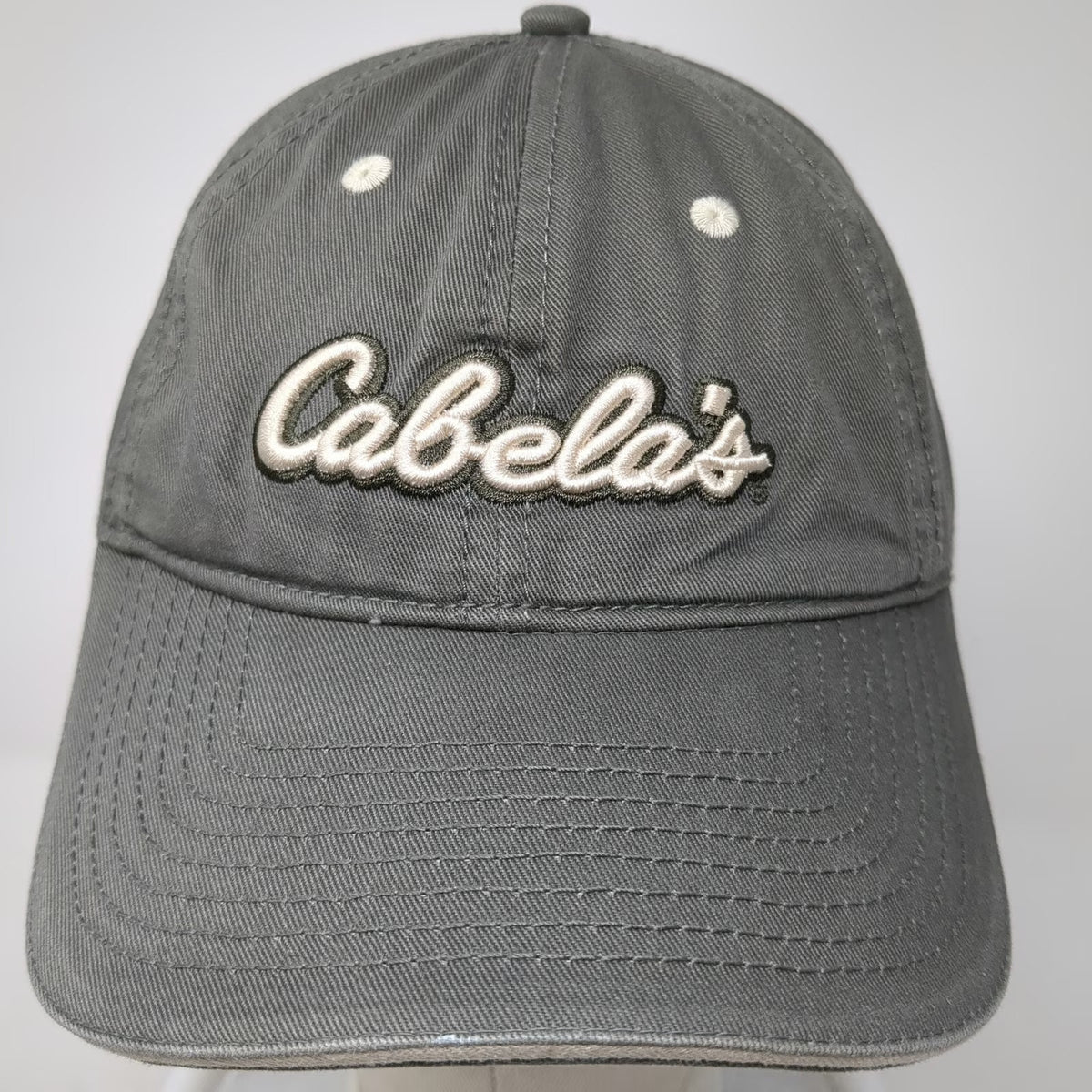 Cabela's Baseball Cap Gray One Size 50th Anniversary 1961-2011 Slideback Hat