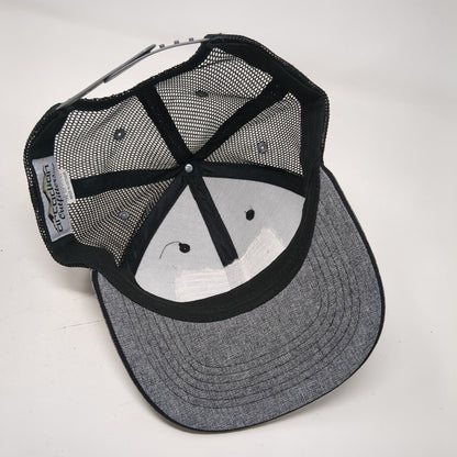 Flag Patch Snapback Trucker Hat Gray OSFA Mesh Back Arcadian Outfitters