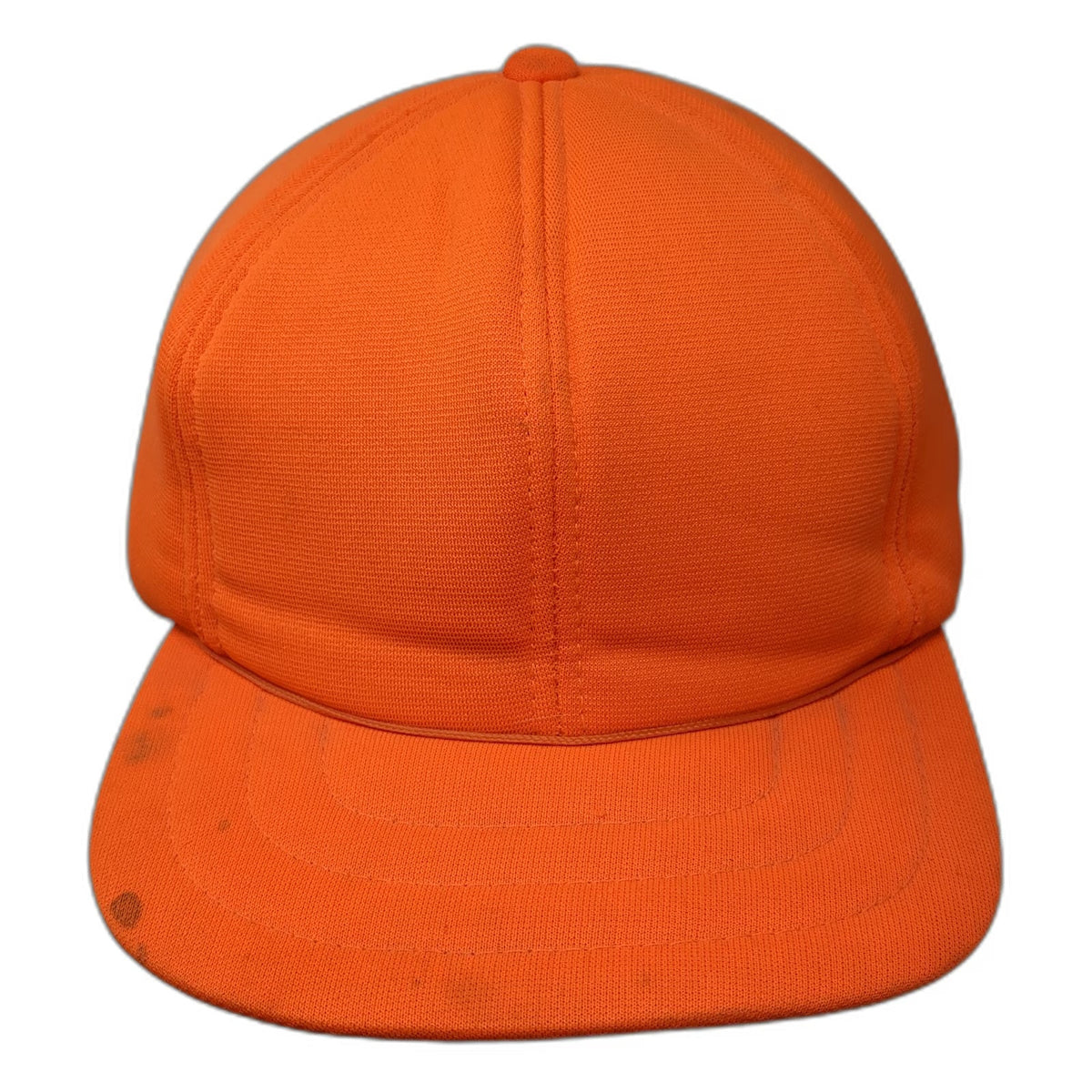 Baseball Cap Orange One Size Green Underbrim Blank Hat Solid Plain Hunting Gear