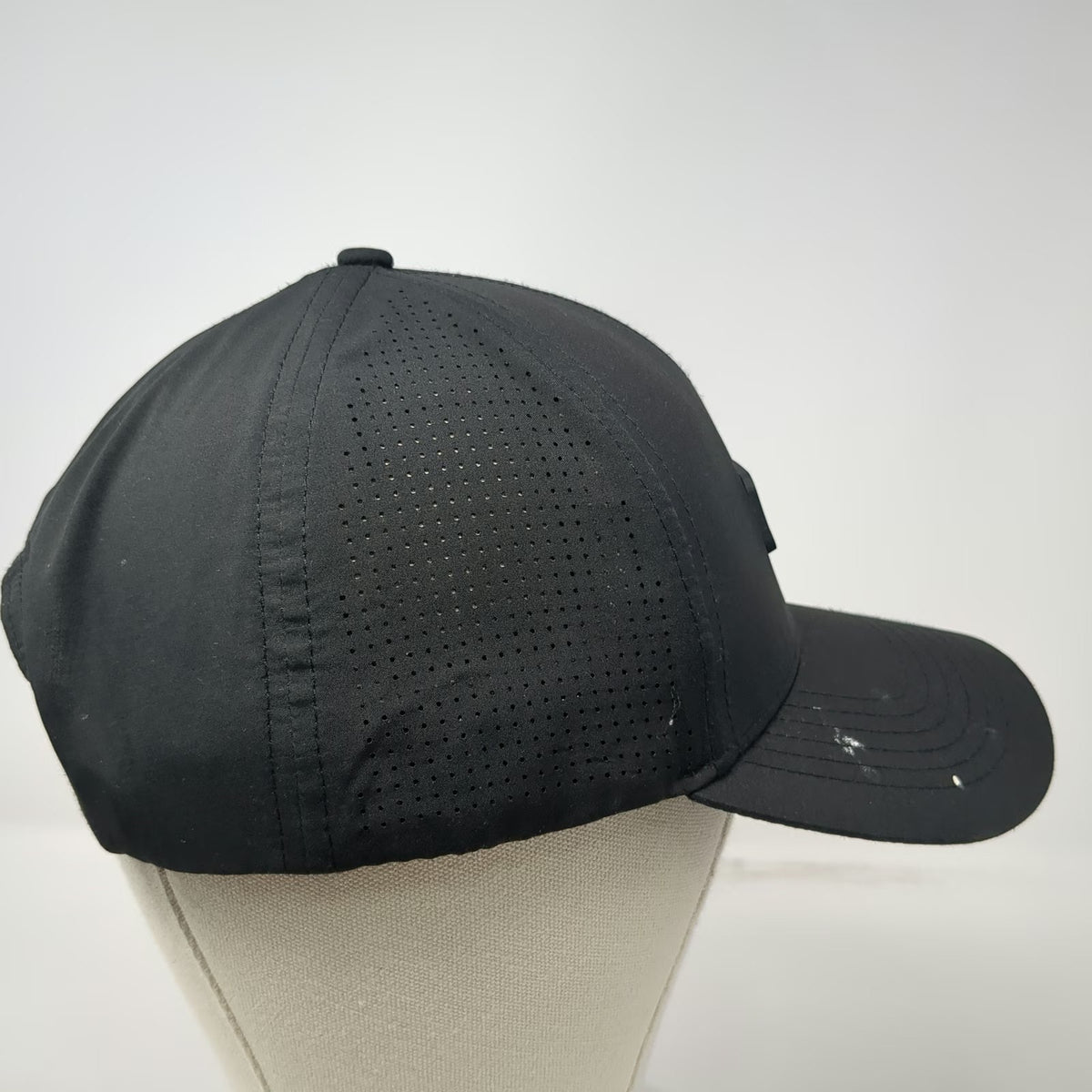 Truwear Snapback Black One Size ROVE Rubber Patch Laser Cut Performance Hat