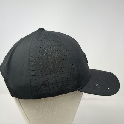 Truwear Snapback Black One Size ROVE Rubber Patch Laser Cut Performance Hat
