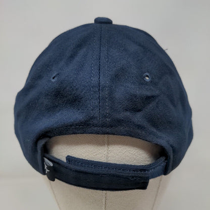 Timber Pines Strapback Hat Blue One Size Adjustable Embroidered Town Talk