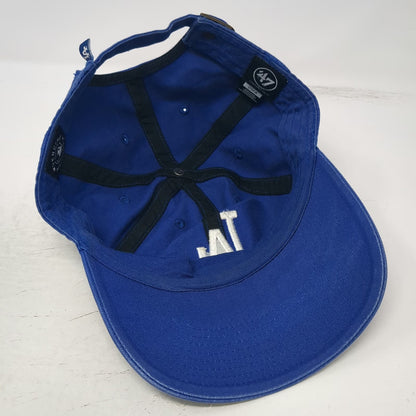 '47 Los Angeles Dodgers MLB Baseball Cap Blue One Size LA Logo Cotton Slideback