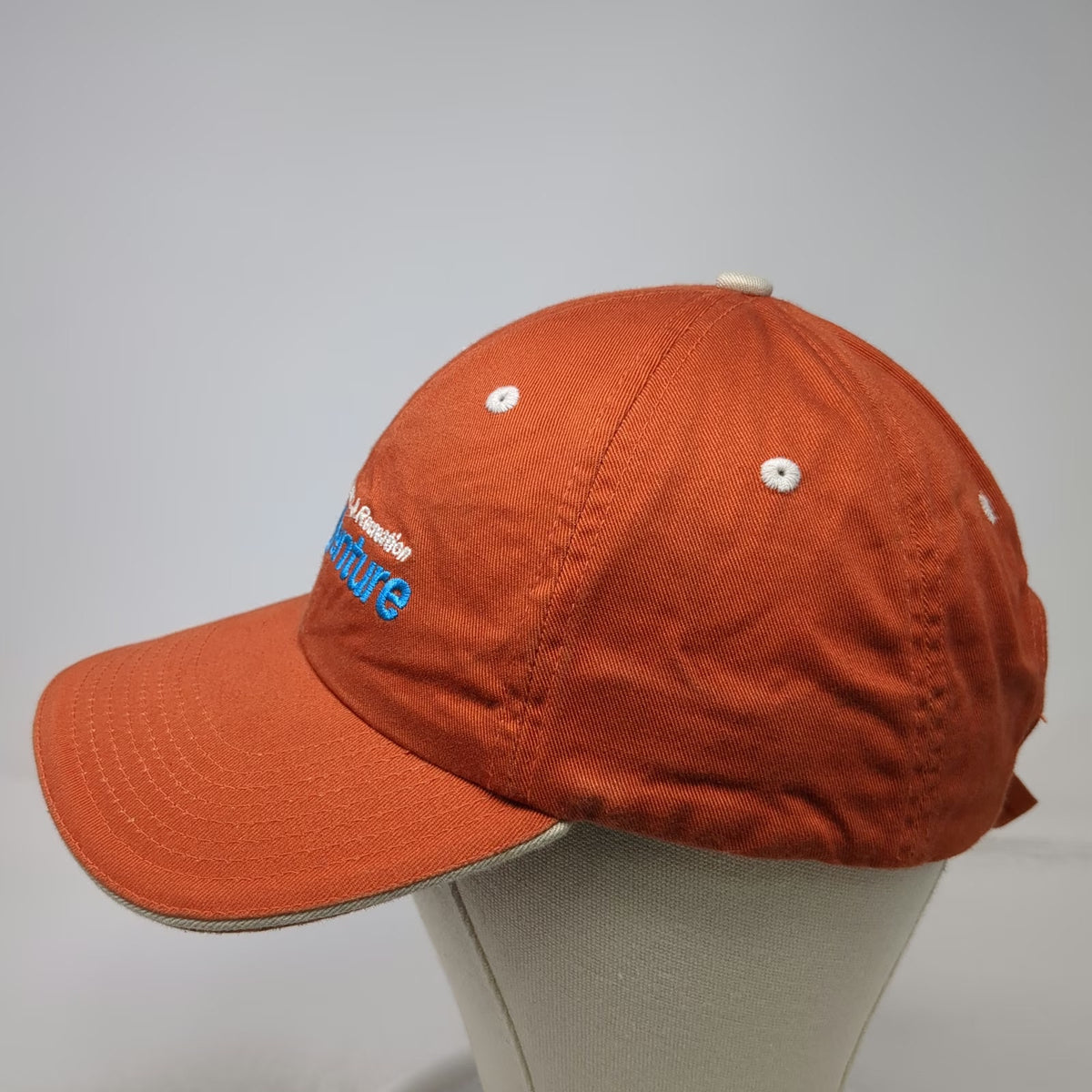 Fahrenheit Baseball Cap Hat Orange One Size Adjustable Cotton Boise AdVenture