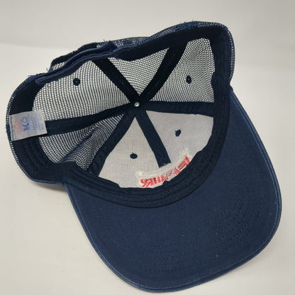 Western Idaho Fair 2017 Strapback Trucker Hat Blue One Size Mesh Back