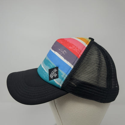 The Color Run Snapback Mesh Back Trucker Hat Multi One Size Striped