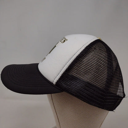 Annie's Army Snapback Rope Trucker Hat Black OSFM Mesh Back Otto