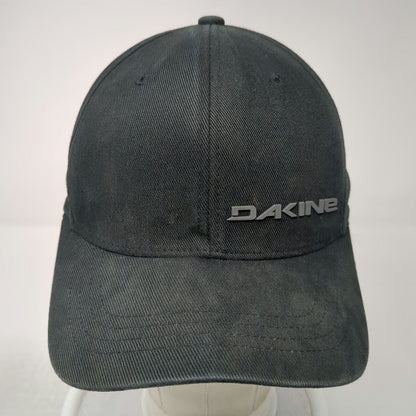 Dakine Baseball Cap Black One Size Flexfit Raised Logo Cotton Spandex Curved Hat